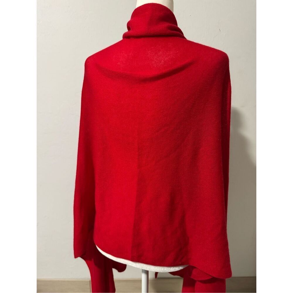 J.McLaughlin red Cashmere wrap - Picture 6 of 8